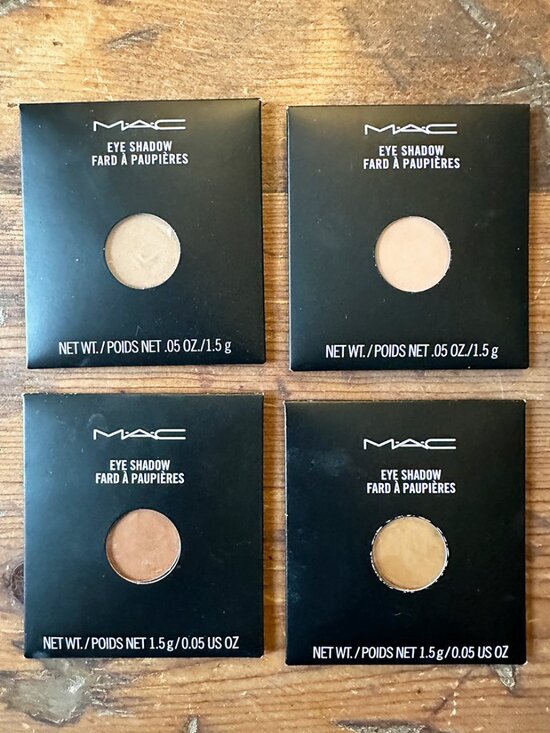 MAC Cosmetics Other - 4 Mac Eyeshadow Refills Cork, Soft Brown, Saddle, Un-Interrupted NEW